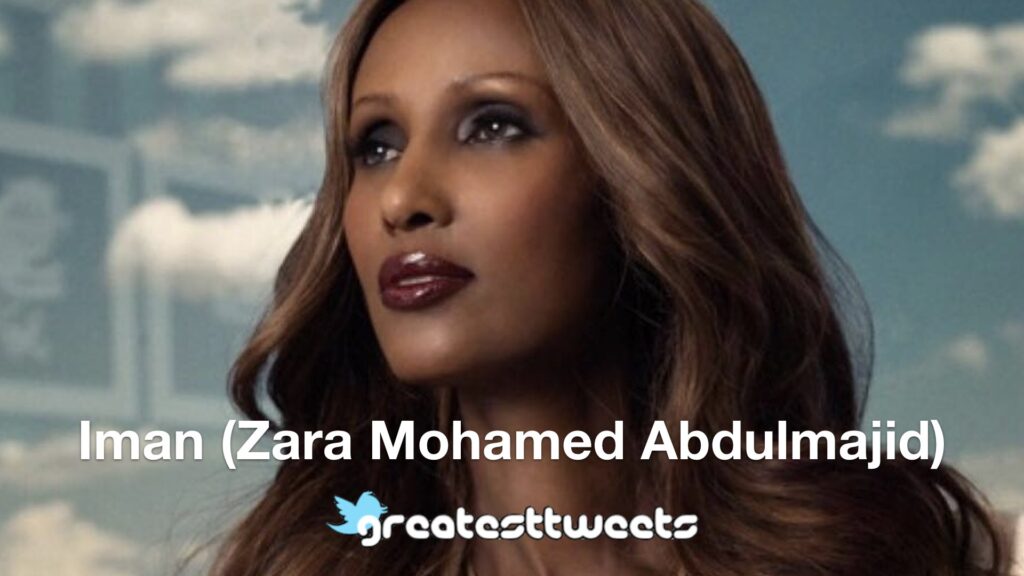 Iman (Zara Mohamed Abdulmajid) Quotes and Biography